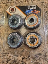 WOW!! NEW  Hyper Wheels NHL Pro-250 Outdoor Inline Skate Hockey Wheels 76mm 82A 