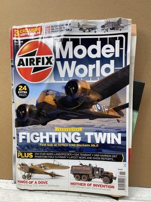 Airfix Model World Magazine Nov 2018, front cover bit tatty, Blenheim, Gun Truck