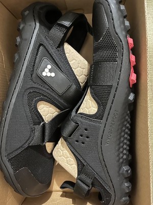 Vivobarefoot Tracker Sandals ( EU 44, US 11) Men's NEW Obsidian Black Shoes