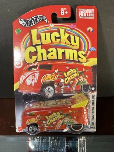Hot Wheels 2003 Customized VW Drag Bus Lucky Charms 1:64