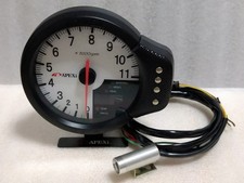 Apexi Decs 120mm El Tachometer Gauge Discontinued 11000 Rpm Jdm Rare Vintage Apexi Decs 120mm El Tachometer Gauge Discontinued 11000 Rpm Jdm Rare Vintage