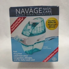 Navage Nasal Care Saline Irrigation System Nose Cleaner Model SDG-2 NIOB