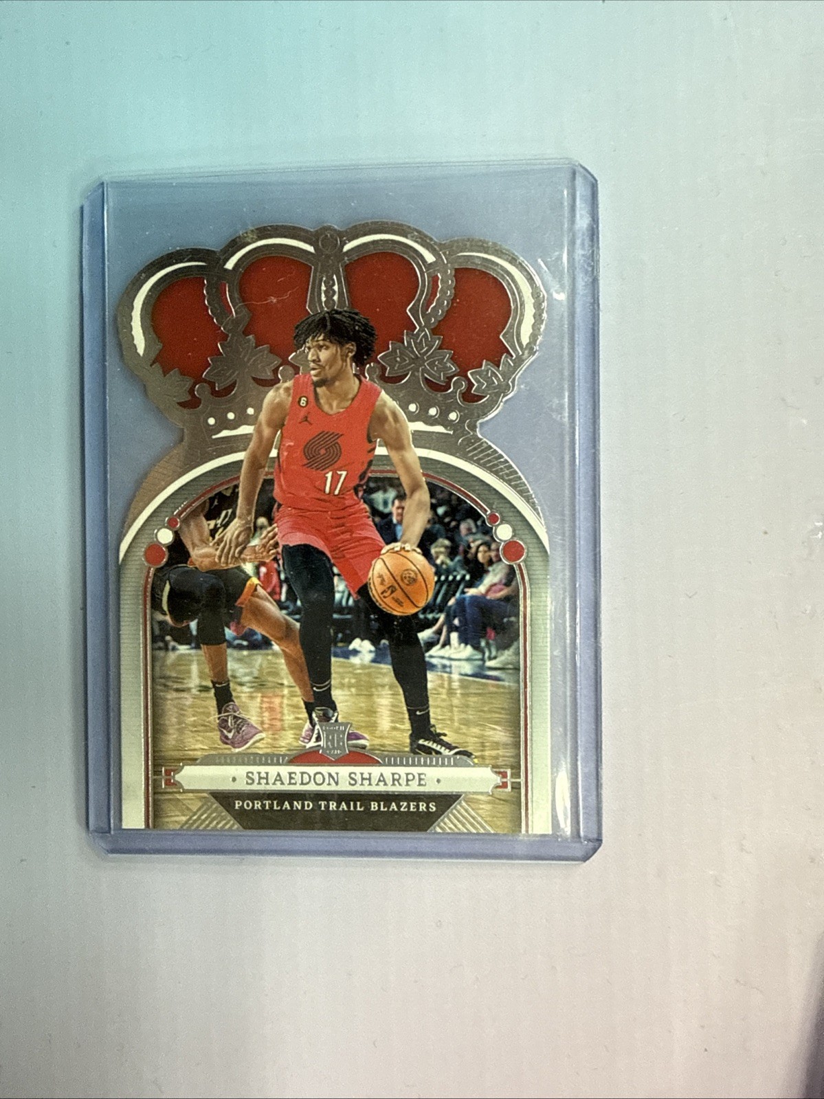 2022-23 Crown Royale SHAEDON SHARPE Die Cut #48 Rookie RC Portland Trail Blazers