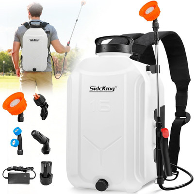4.2 Gallon Backpack Sprayer Battery Powered, 100 PSI Electric Garden Sprayer Com