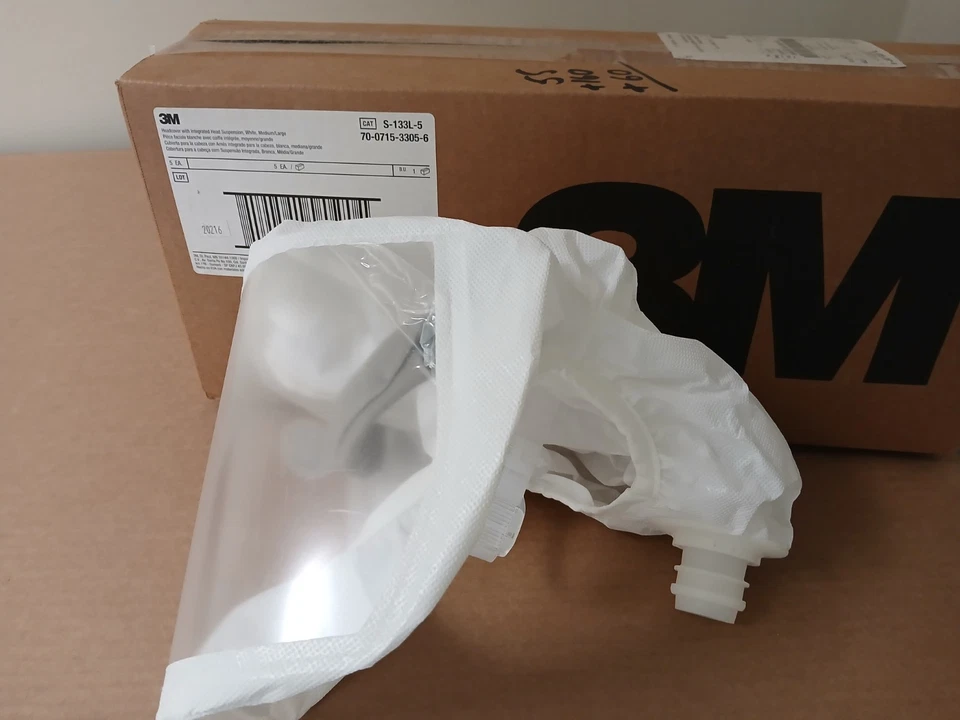 3m versaflo headcover with Integrated head suspension S-133L-(Med- large) 5 EA - Image 3 of 4