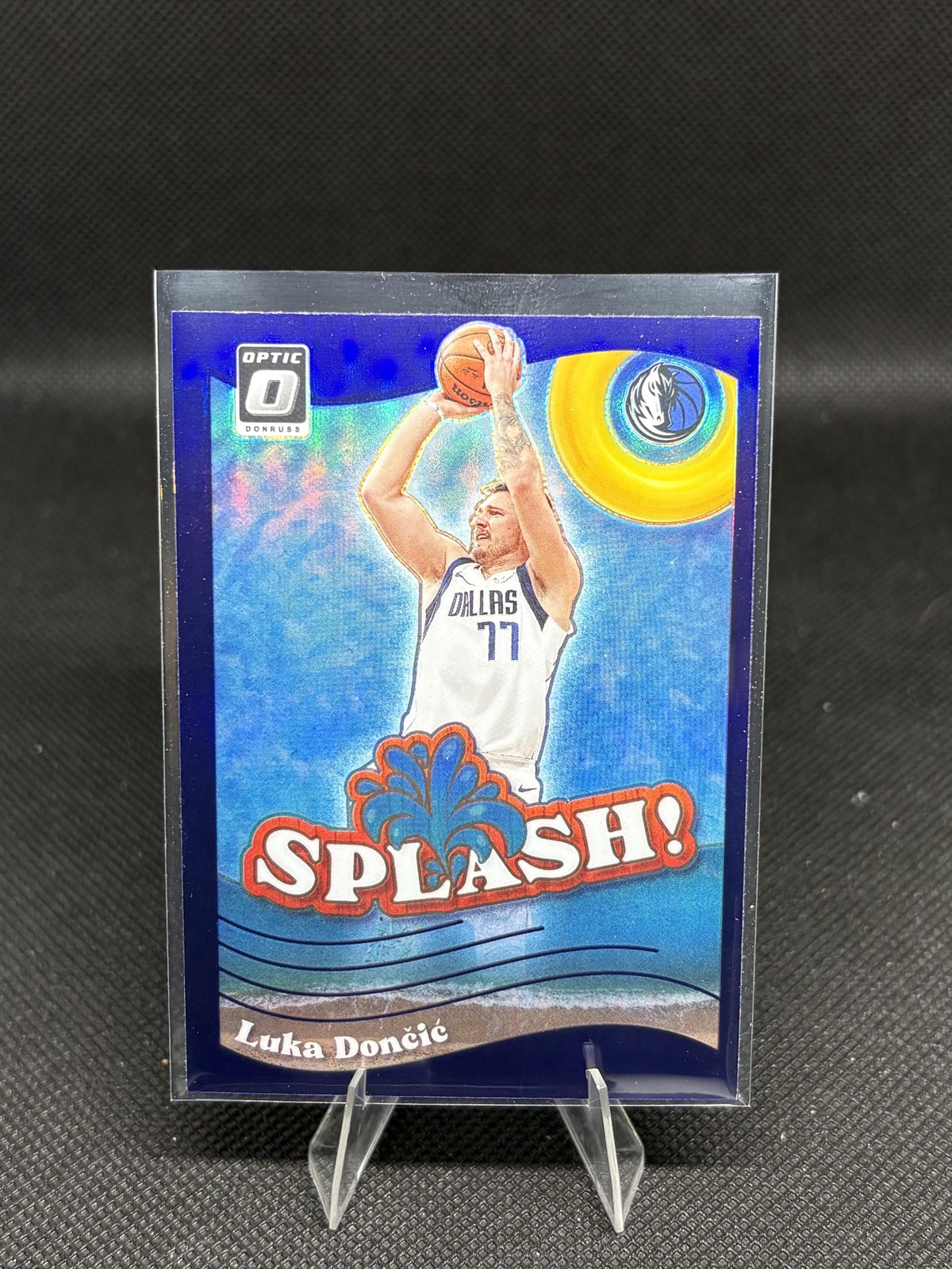 2023-24 Donruss Optic #5 Luka Doncic Splash Purple