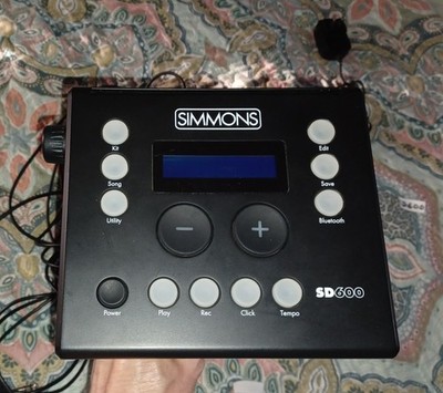 Simmons SD600 Electronic Drum Module with Cable Snake & AC Adapter