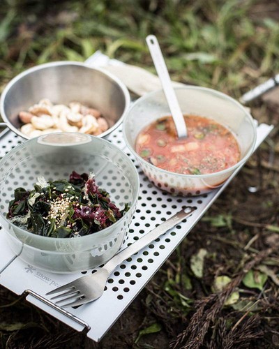 Titanium Fork & Spoon Set, Durable Utensils, Compact, Lightweight, Camping, H... - Picture 3 of 3
