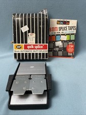 Vintage HP Quik Splice 8mm Automatic Butt Splicer In Box With Splice Tapes