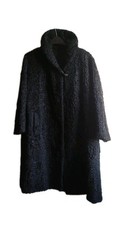 Cappotto Pelliccia Astrakan Donna