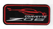Chevy Corvette Z06 4x2in Embroidered Sew / Iron-on Patch