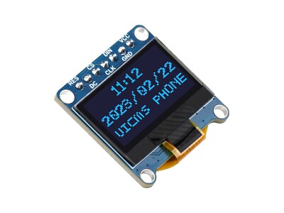 Waveshare 0.96inch OLED Display Module 128×64 SPI / I2C for Raspberry Pi