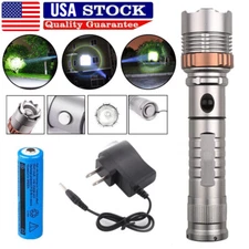 Super Bright 950,000 Lumens Tactical Rechargeable LED Flashlight & Work Light