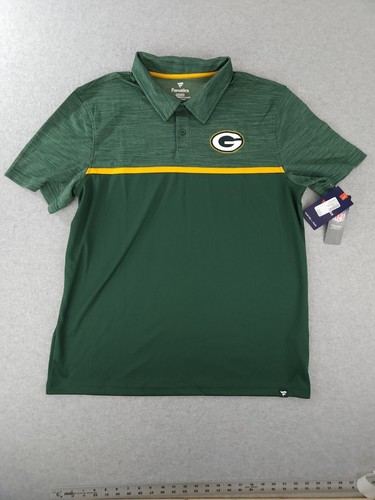 NWT Green Bay Packers Polo Fanatics Mens XL Shirt Football NFL
