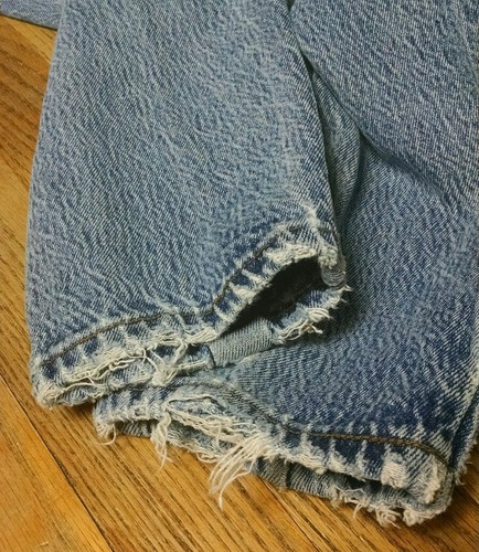 Ladies vintage Zena high waist distressed mom jeans made in USA size 9 - Picture 6 of 7