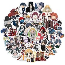 50 Stickers Black Butler Sticker Lot Bundle Anime Japanese Manga Sebastian