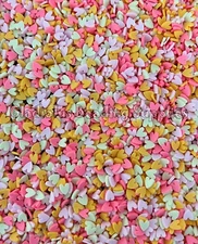10 Grams Mixed Heart Clay Slices, Non Edible Heart Sprinkle Mix, Polymer Clay