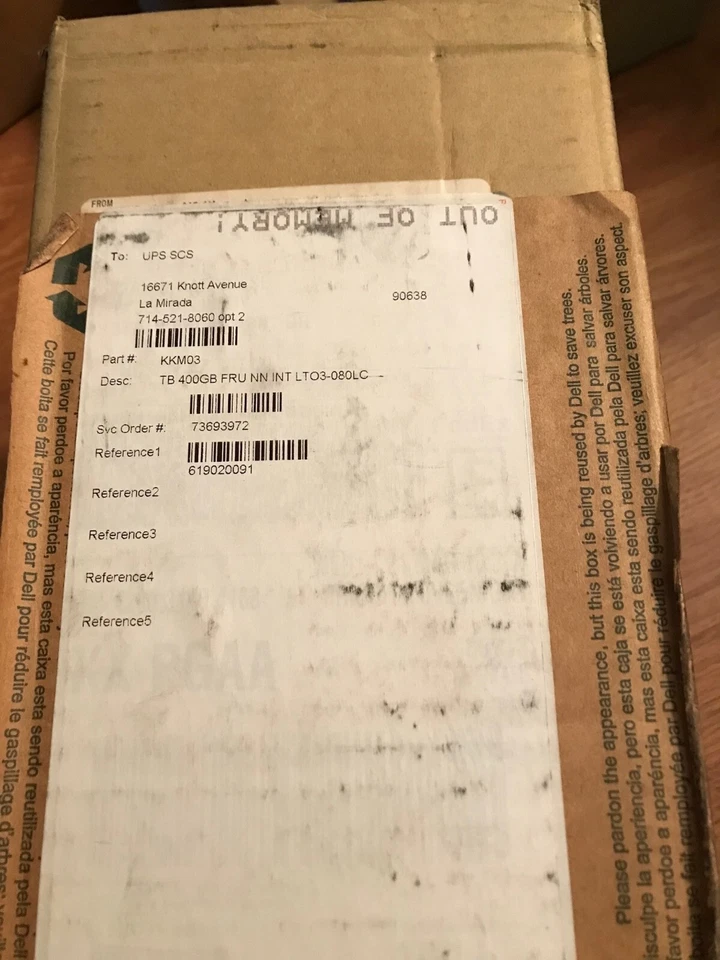 DELL IBM KKM03 LTO3 V2 HH SAS INTERNAL TAPE DRIVE 400/800GB 35P3256 LTO-3 - Image 3 of 3