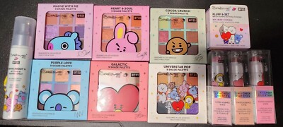 The Crème Shop BT21  Eyeshadow Palettes LOT plus extras!