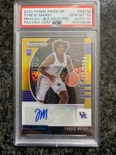 2020 panini prizm draft picks Black Gold #/5 Tyrese Maxey PSA 10 Auto 10 GEM MT