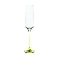 Sektglas Sektkelch Charisma Schampus Prosecco Champagner 150Ml Mit GrüNem Stiel