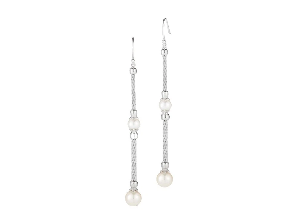 Pearl Stainless Steel Fashion Earrings