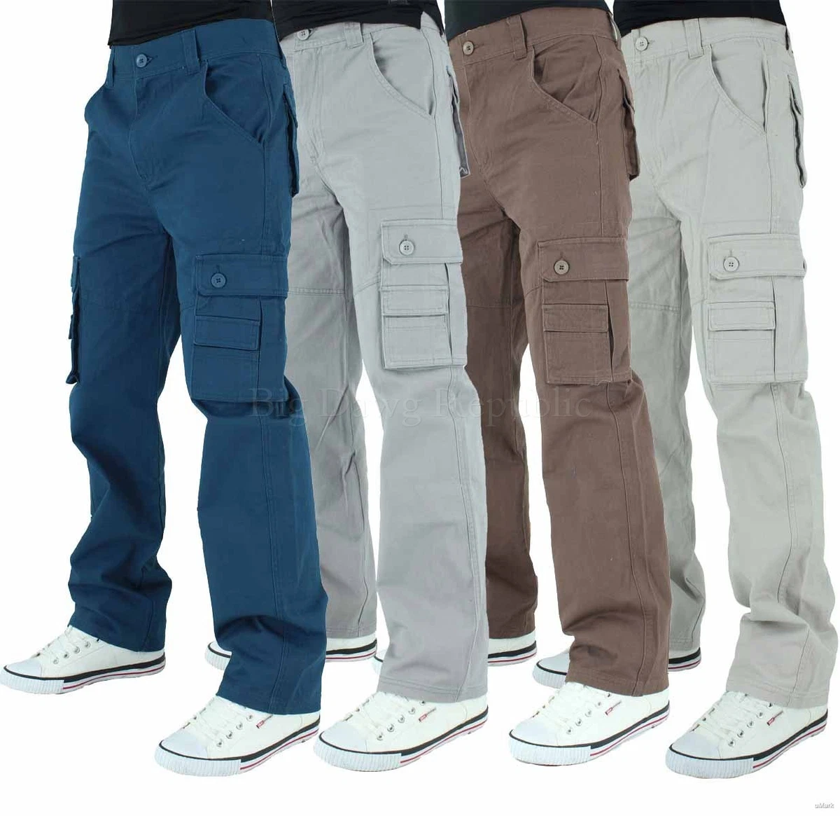 BRAND KRUZE Mens Designer Combat Trousers Casual India  Ubuy