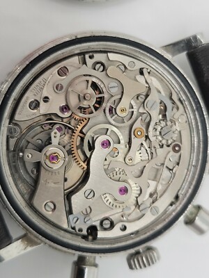 コバラ77　ワクワク5本 Vintage Bucherer 5 Atmos Reverse Panda Chronograph Valjoux 72