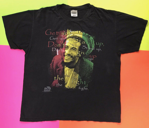 Vintage BOB MARLEY Fifty Six Hope Road LTD Licensed T SHIRT Size: Large T12
