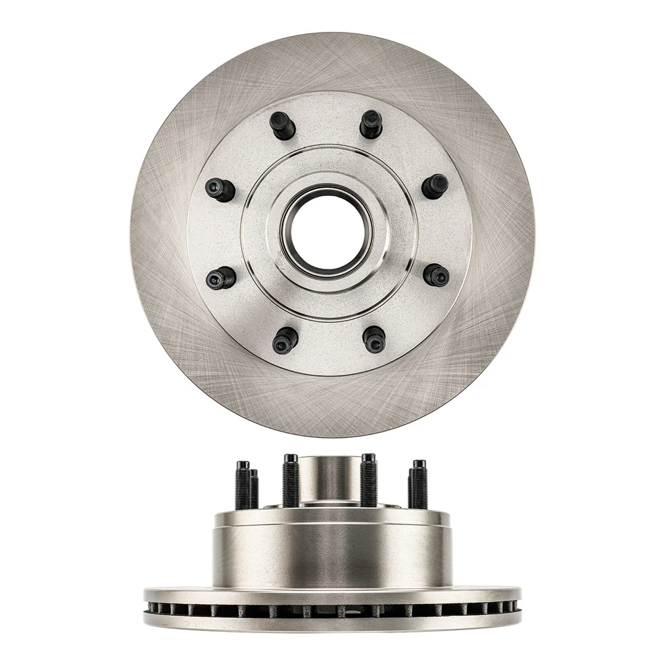 Kit de pastillas de freno rotores delanteros para Ford E-250 E-350 Club WAGON E-450 Super Duty Foto 2 de 4