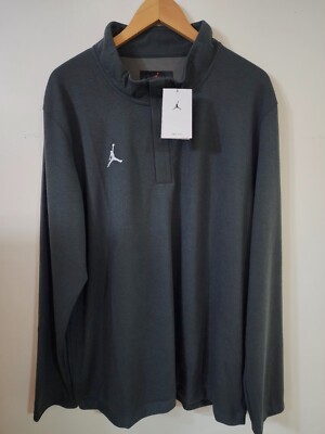 Jordan TEAM Dri-FIT Size 2XL Men's Half-Zip Athletic Top