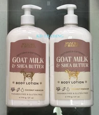 2x IPANEMA & BELLEZA Restore GOAT MILK SHEA BUTTER BODY LOTION Coconut Hibiscus