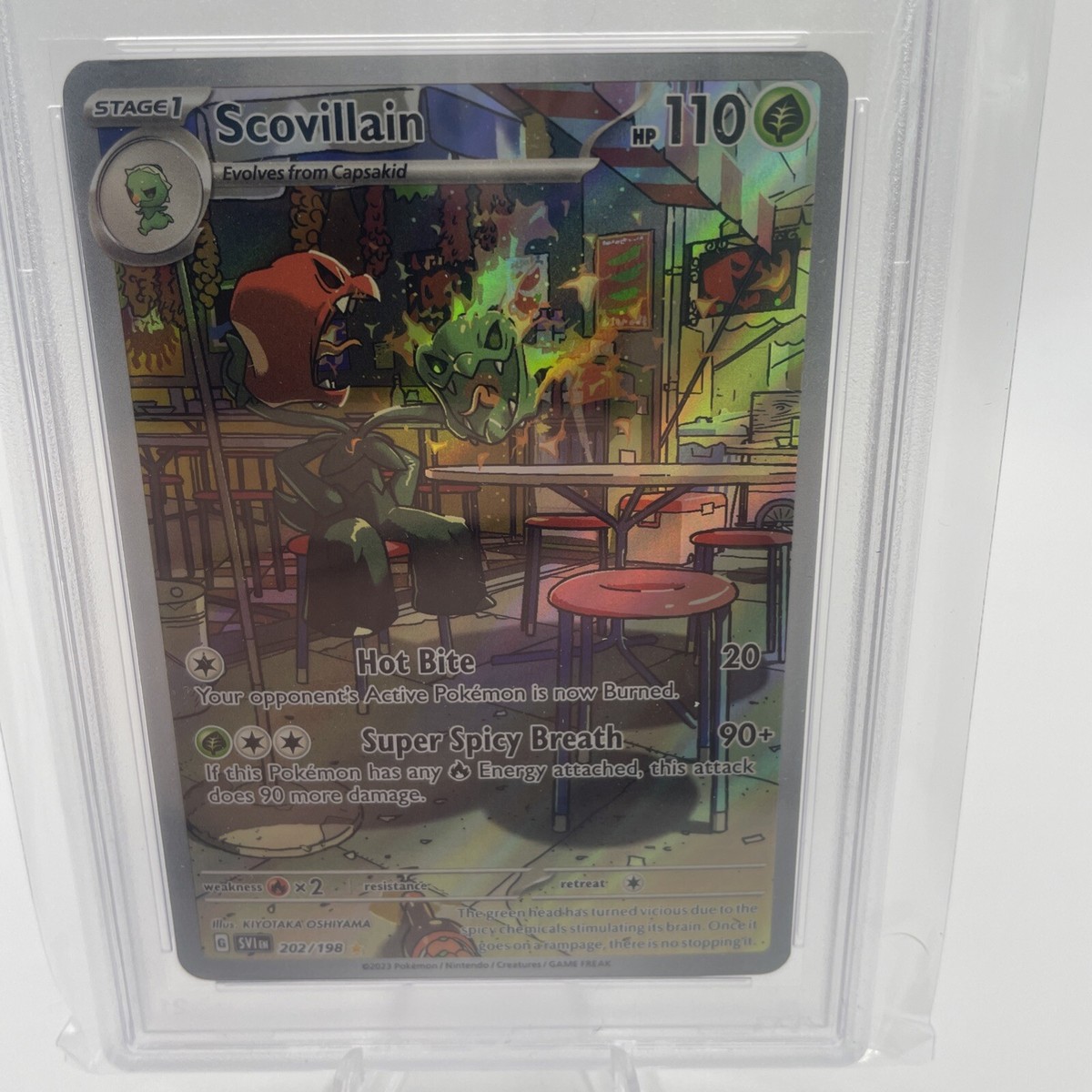 scovillain pokemon card price EX (022) 2024 Tef EN-Temporal Forces 202/198 / Illustration Rare Card Type / HP / Stage Scovillain Card Prices & Value