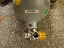 Tauchflasche 12Liter 200 bar (lang-ohne TÜV) komplett mit NAUTEC-Doppelventil