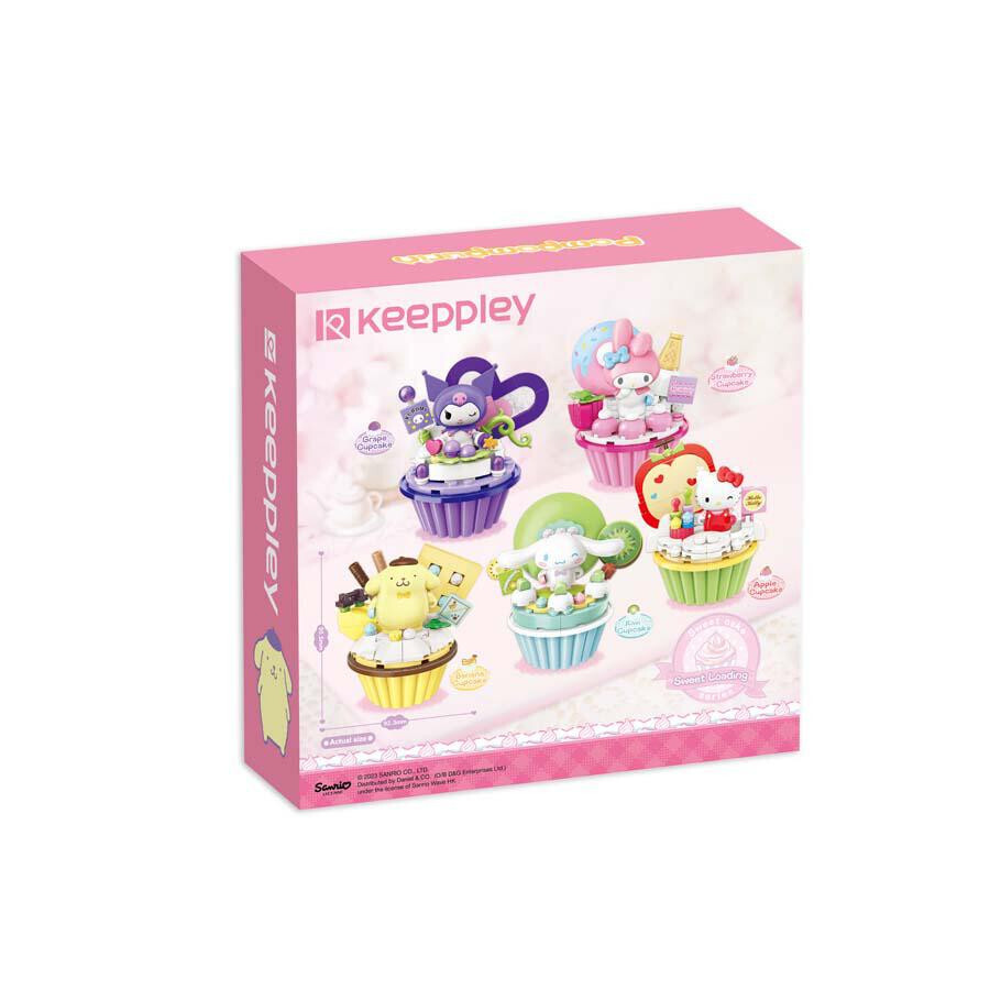 Authentic Sanrio Qman Keeppley Kuppy Blocks Pompompurin Banana