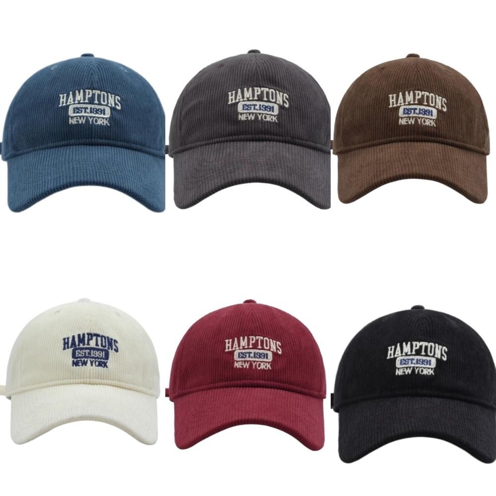 APL Cappellino in corda di velluto versatile cappellini hip hop alla moda lingua d'anatra cappello all'aperto