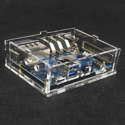 Acrylic Transparent Enclosure Case House With Cooling Fan For Orange Pi 5 Plus m - Picture 10 of 14