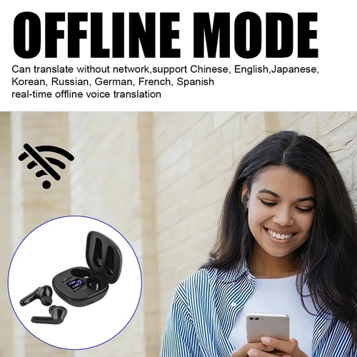 Translator Earbuds 144 Languages Real Time Online OffLine Translation Earphones - Picture 11 of 21