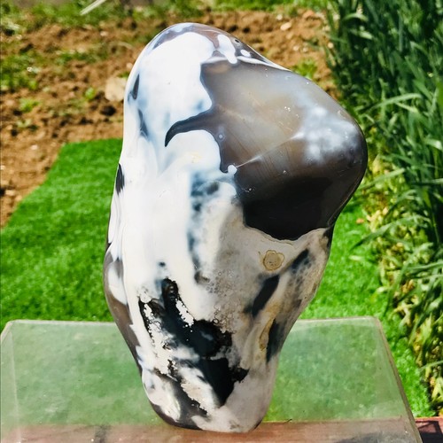 7.12lb Natural Orca Skin Agate Quartz Crystal Display Mineral Specimen Healing - Picture 10 of 14