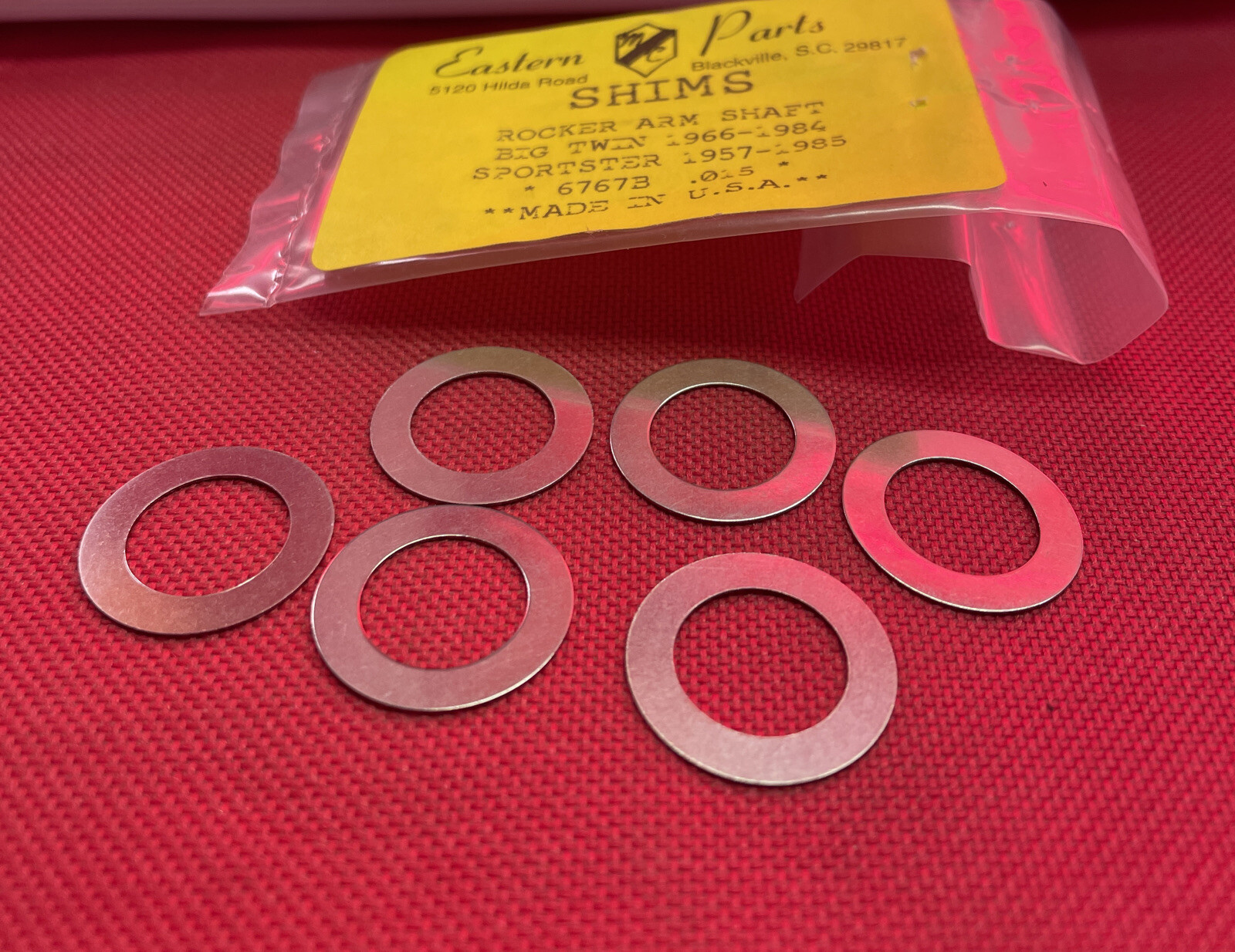 Eastern Rocker Arm Shim .015" 6767 B for HarleyDavidson Big Twin 'C