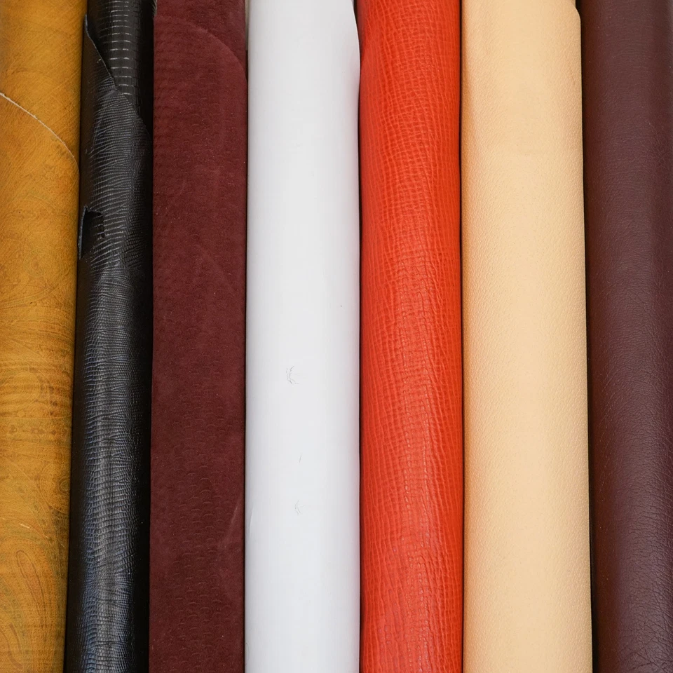 Assorted Cowhide Leather Bundle Made by SLC - 50 Square Feet - Image 2 of 4