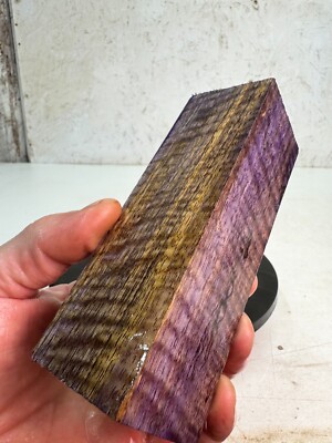 Stabilized Curly Mango Turning Blank | Duck Call | Knife Block | SCM 520