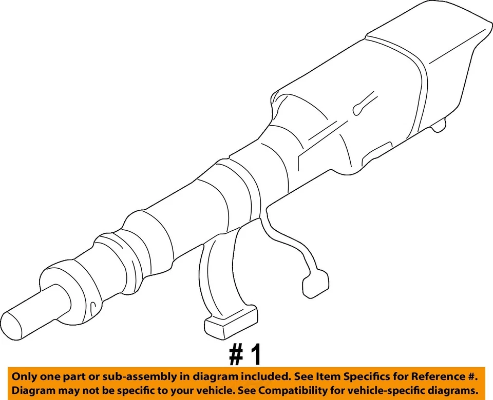 Used Steering Column fits: 2000 Chevrolet S10/s15/sonoma Floor Shift w/o tilt wh Foto 4 de 4
