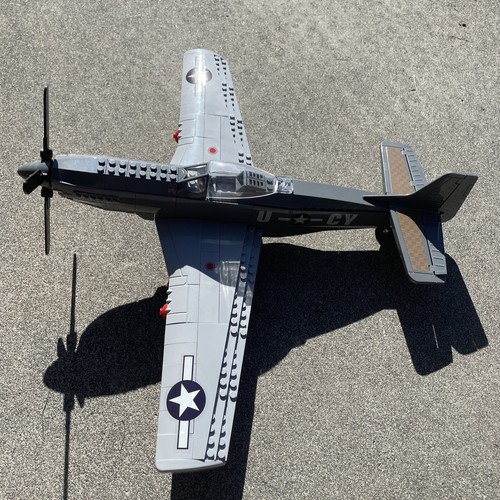 P-51 Mustang Fighter Plane Set Building Blocks Bricks In Original Box - Picture 6 of 9