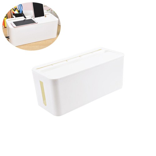 Charger Cable Box Cables Socket Box Wire Storage Organizer Plastic ...