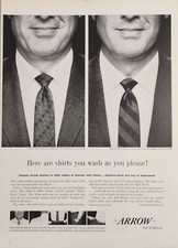 1959 Print Ad Arrow Whip & Glen Men's Shirts First in Fashion Cluett,Peabody Co