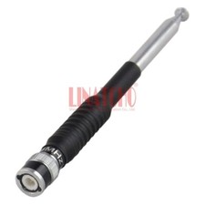 VHF 136-174MHz 60cm Bottom Spring V8 BNC Male Walkie Talkie Telescopic Antenna