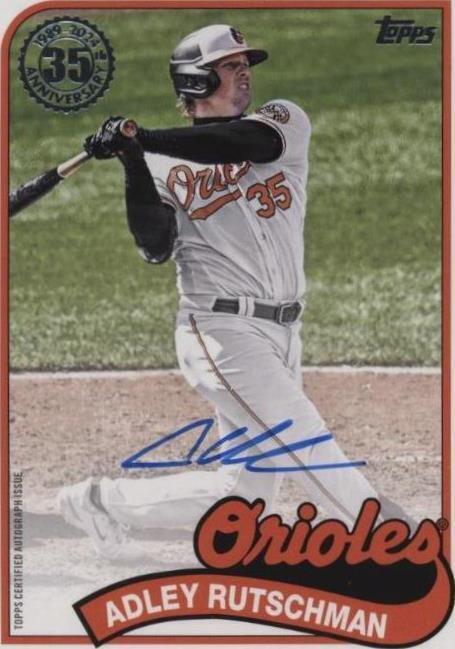 2024 Topps Series 1 - Adley Rutschman #89BA-ARU - 1 of 1