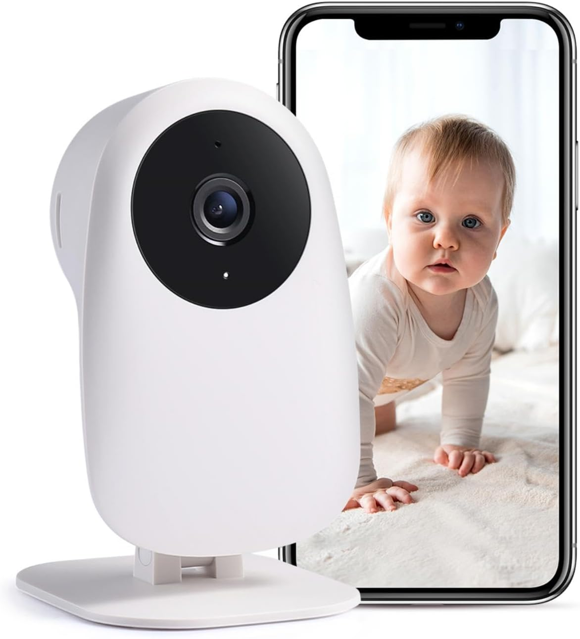 Baby Monitor with Camera and Audio, Baby Camera Monitor, Baby Monitor Wifi Smart-image