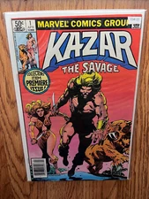 Kazar The Savage 1 Marvel Comics Group 6.5 Newsstand E34-22